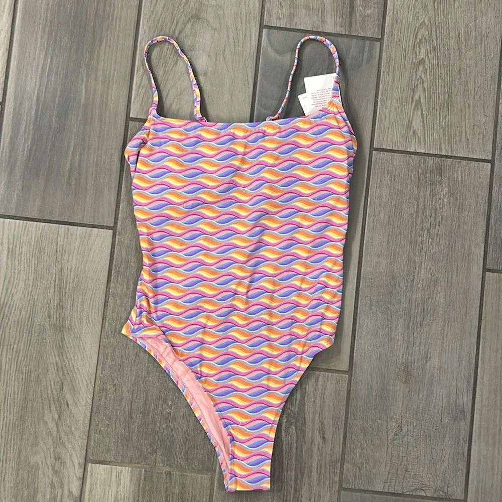 Roxy Women's One Piece Swimsuit Tummy Control Bathing Suit Quick-Dry Fabric - Picture 5 of 7